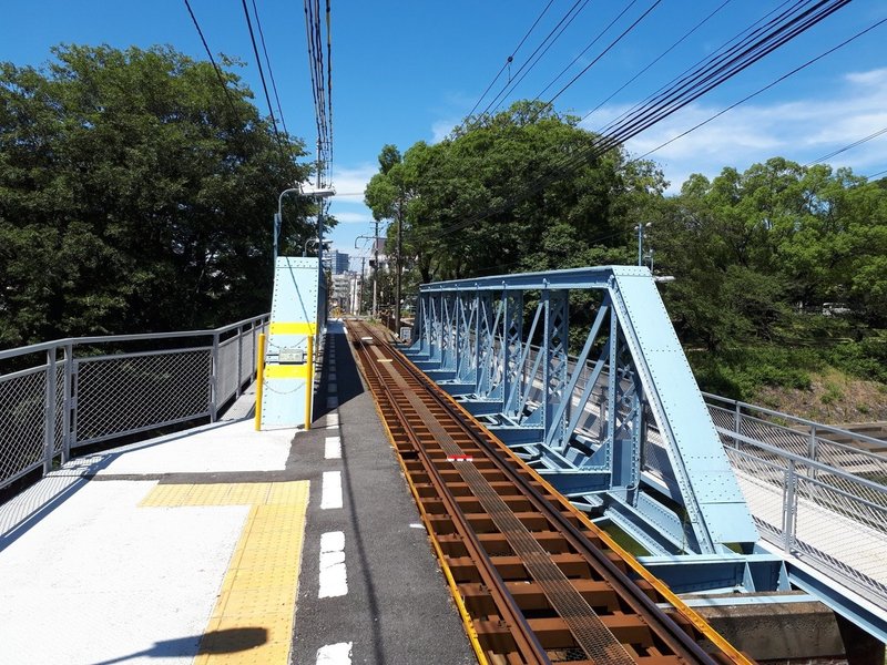石手川橋梁 伊予鉄道横河原線 ジャック Note 石手川橋梁 伊予鉄道横河原線 ジャック Note