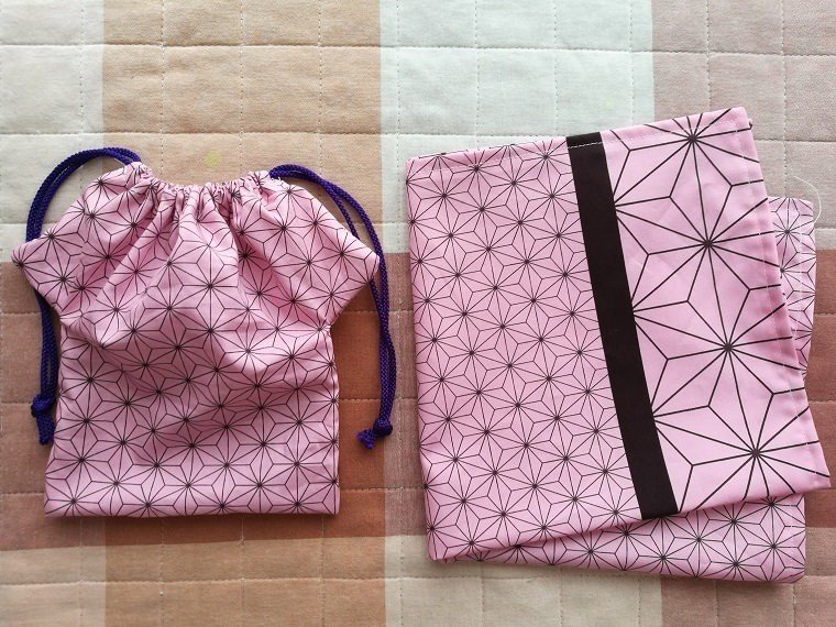 鬼滅の刃diy 羽織り型のきんちゃく袋をハンドメイド こびログ Note 鬼滅の刃diy 羽織り型のきんちゃく袋をハンドメイド こびログ Note