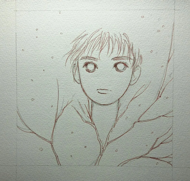 小雪 イメージイラスト メイキング晒してみた 望美 写真 3d弁当 Note