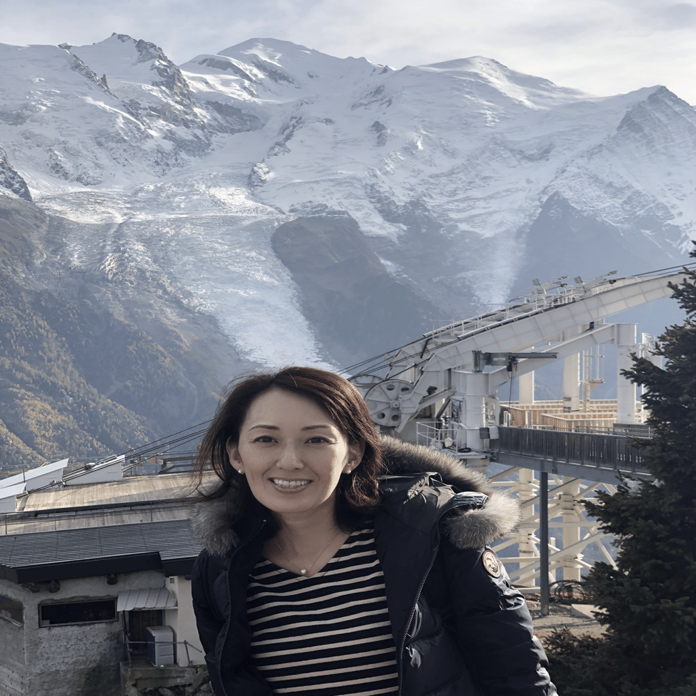 シャモニーにてモンブラン 山 モンブラン 菓子 視察 Yuko Note