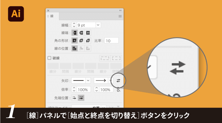 Illustratorでパスの始点 終点を反転する方法 Dtp Transit 別館 Note Illustratorでパスの始点 終点を反転する方法 Dtp Transit 別館 Note