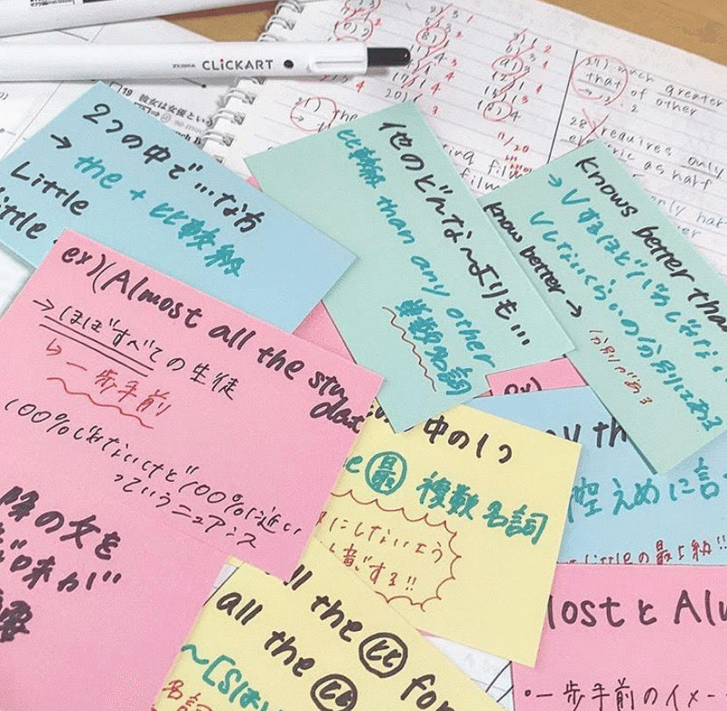 勉強ノート 付箋紙活用ノート方 株式会社自習ノート Note 勉強ノート 付箋紙活用ノート方 株式会社自習ノート Note