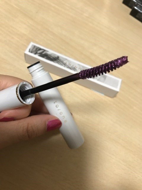 ちらりメタリックなto One紫マスカラ キラキラmimcパウダー ぴよちゃん Note