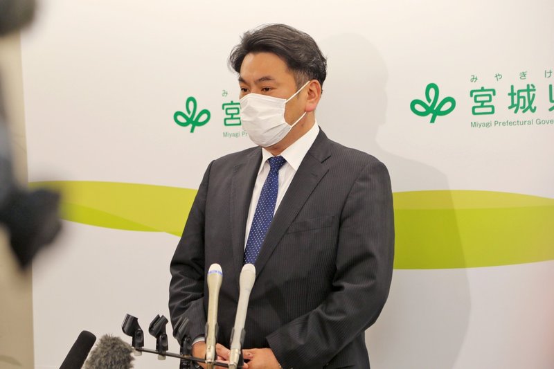 note用「原子力防災対策を継続的かつ着実に推進する県の姿勢が求められる」と強調した須田町長