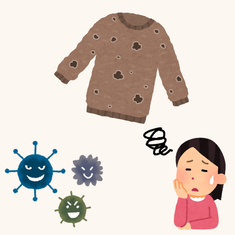 衣服の保管は要注意 カビや虫食いの原因と対策 クリーニング屋さんで働くおにいさん Lacuri ラクリ Note