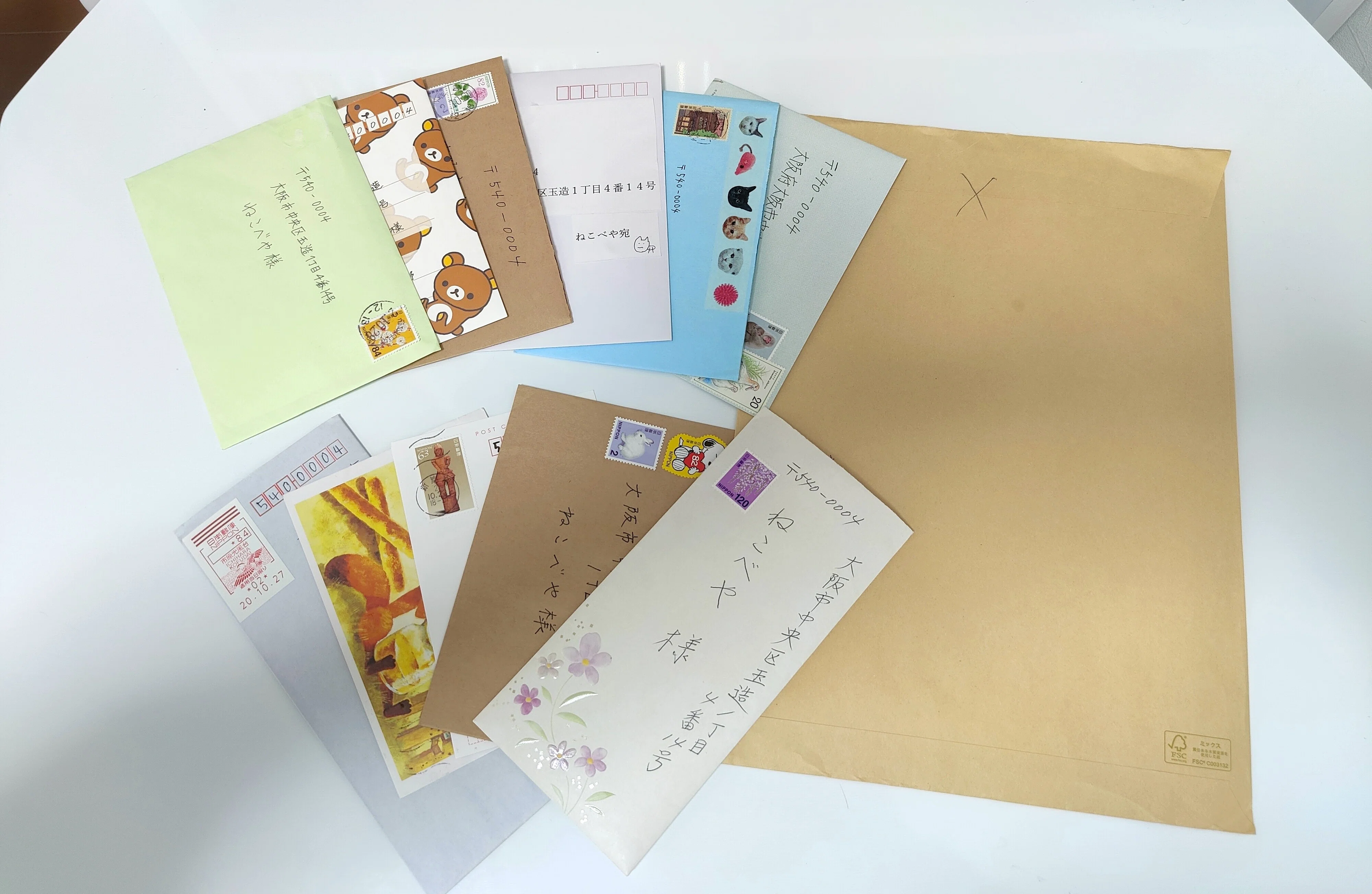 頂いたファンレターはこちら！(Replies to fan letters we've received