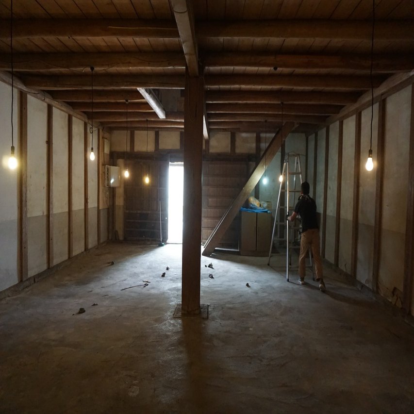 蔵の掃除 ことばのちから ことばの インスタレーション かえりみちをつくる 制作日誌 このnoteでは展示がどのようなプロセスで出来上がったのかをご紹介します Note