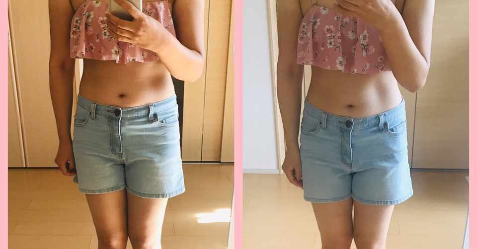 ダイエット1ヵ月間の体型は変化がないようで微妙に変化していた ススナズナ Note
