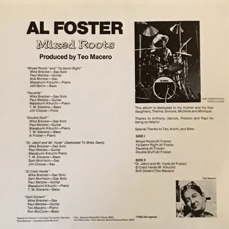 Al Foster Mixed Roots 発売前見本白盤 Mixed Roots / Al Foster｜佐藤達哉
