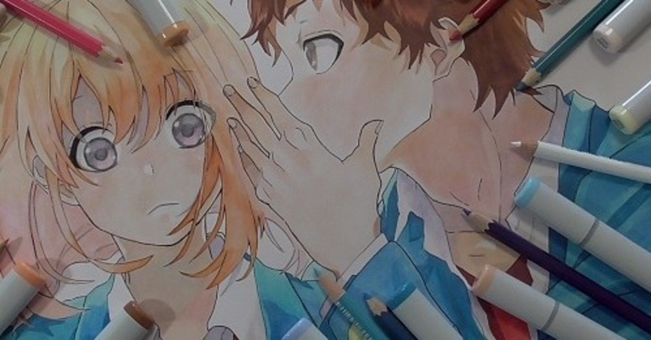 Honeyworks 大嫌いなはずだった から榎本虎太朗 瀬戸口雛 のイラストを描いてみました 動画あり ピック肌 髪の塗り方簡単に説明 Roka Note