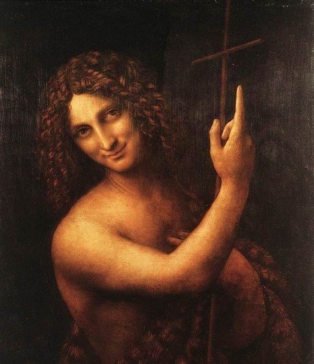 Leonardo_da_Vinci_-_St_John_the_Baptist レオナルド ダ ヴィンチ 洗礼者ヨハネ (2)