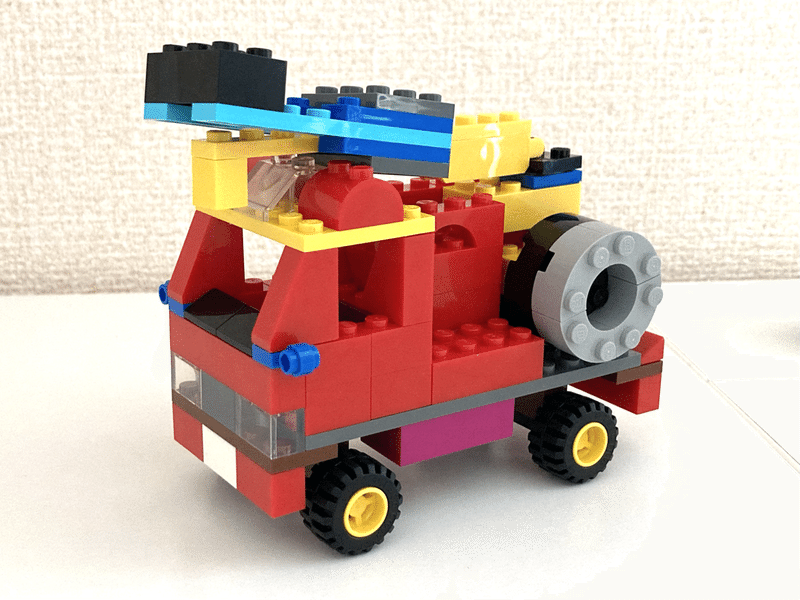 レゴの作り方8 のびる まわる 消防車 レゴ黄色のアイデアボックススペシャル だけで作ったよ あんり Note