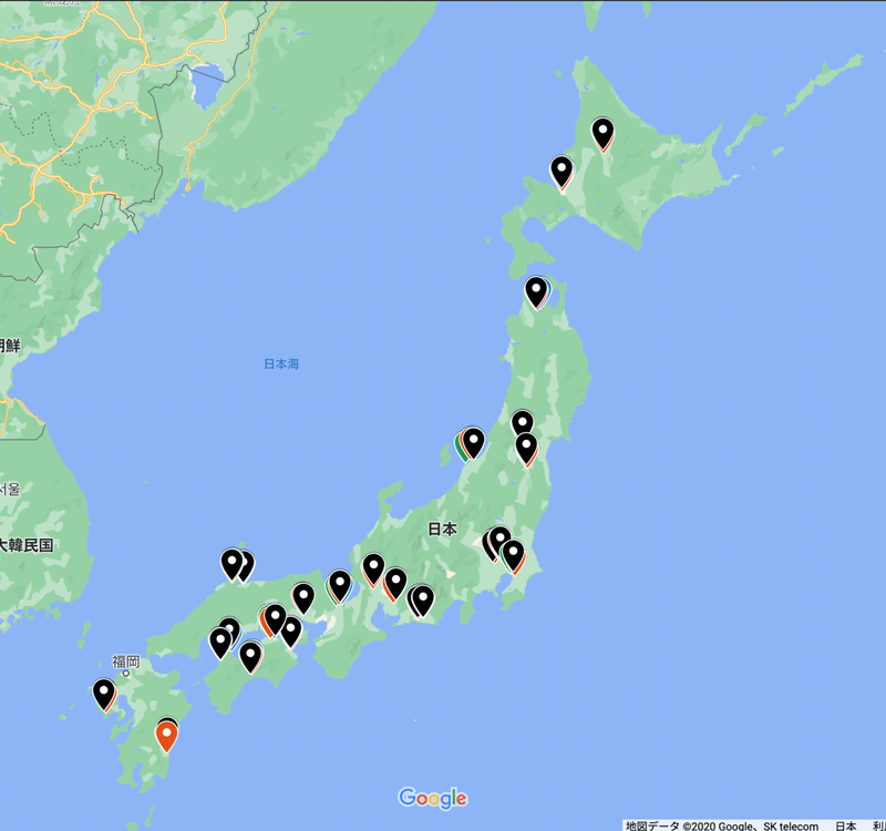 方角を名に冠する高校をマッピングして ついでにそれぞれの中心っぽいところに何があるのか調べてみた てつのおの Note