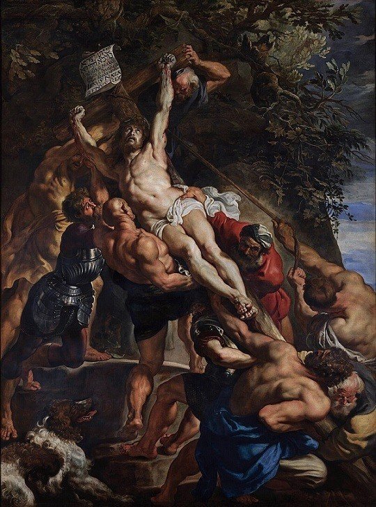 Peter_Paul_Rubens_-_De_kruisoprichting  ルーベンス キリストの昇架