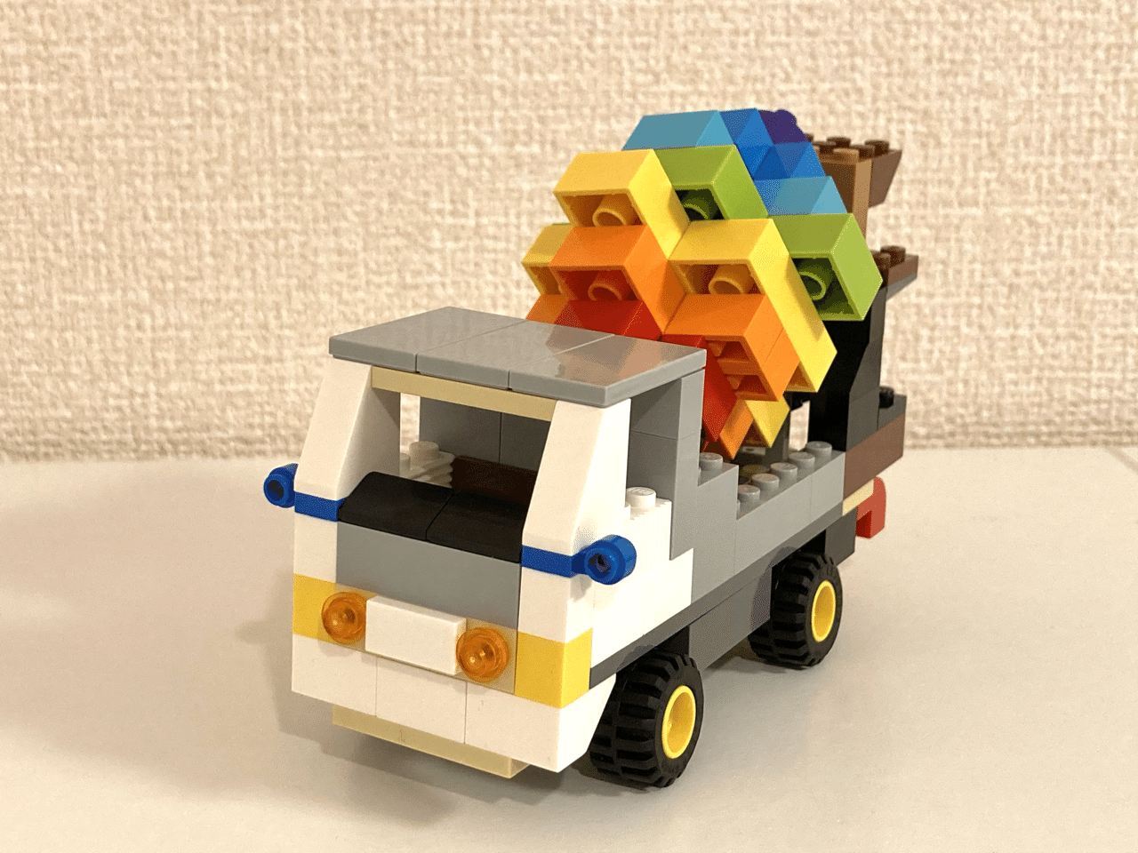 レゴの作り方9 まわるレインボーミキサー車 黄色のアイデアボックススペシャル だけ あんり Note