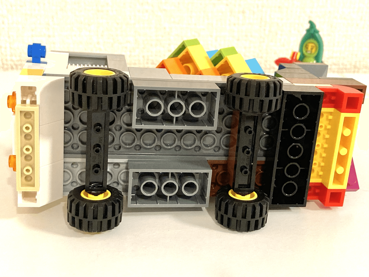 レゴの作り方9 まわるレインボーミキサー車 黄色のアイデアボックススペシャル だけ あんり Note