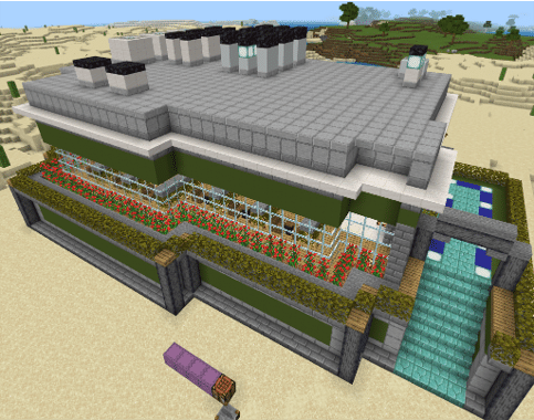 Minecraft ラタタ国に 駅 をつくる オーリオ Note