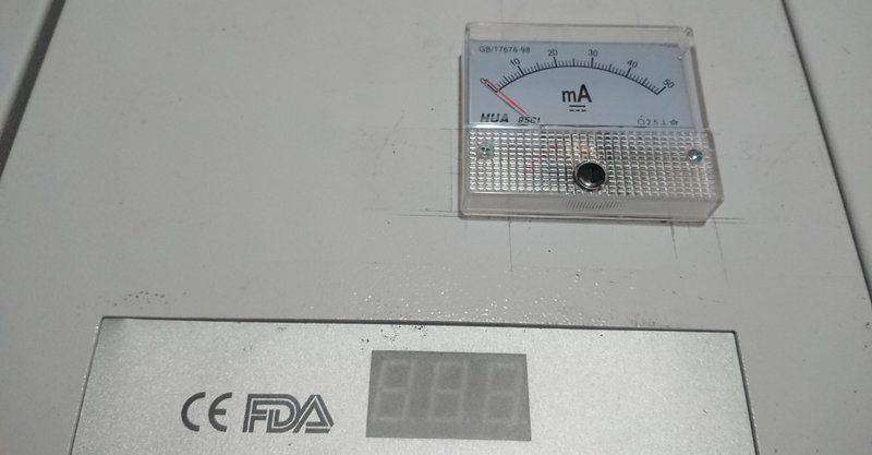 中華CO2レーザーカッター 改造編「アナログ電流計を取り付ける」