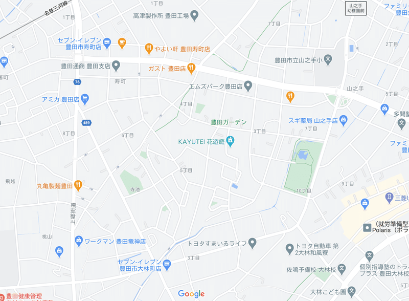 豊田方角高校_円拡大図