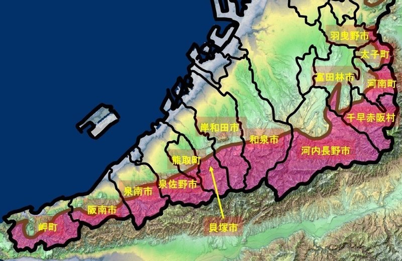 日本をぶった切る大断層 大阪府南部山間地域 都道府県シリーズvol 13大阪府part1 ゆるく楽しむ Note 日本をぶった切る大断層 大阪府南部山間地域 都道府県シリーズvol 13大阪府part1 ゆるく楽しむ Note