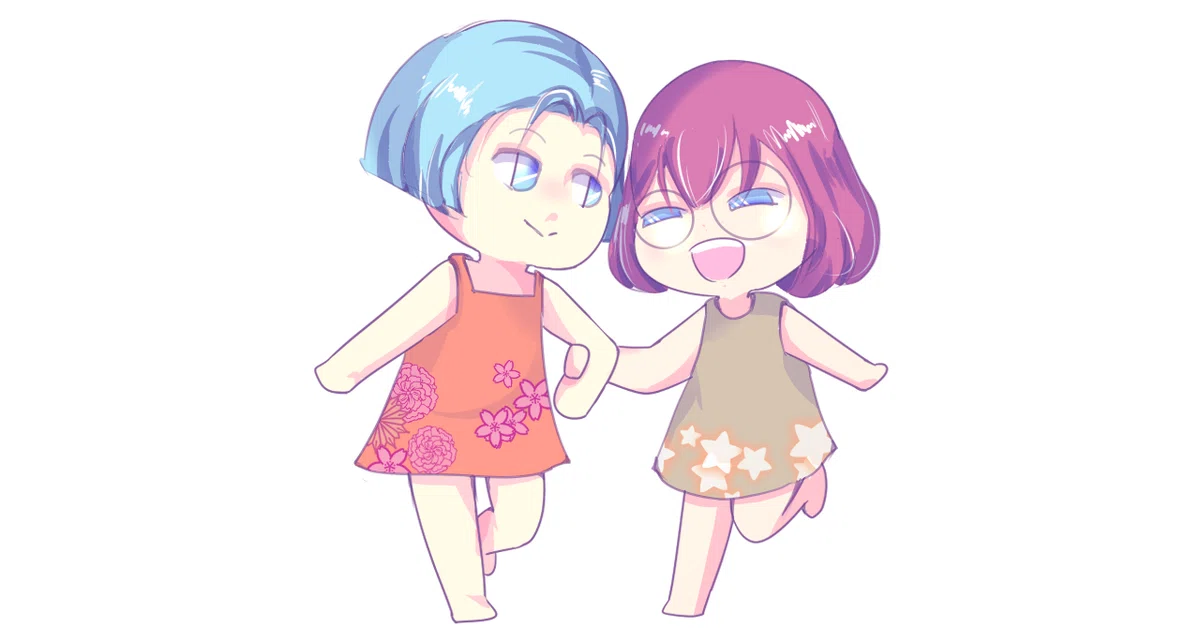 チャムールとリウミン子供バックなし