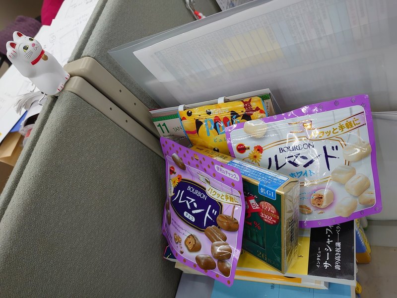 デスク回り 集英社採用担当 Note