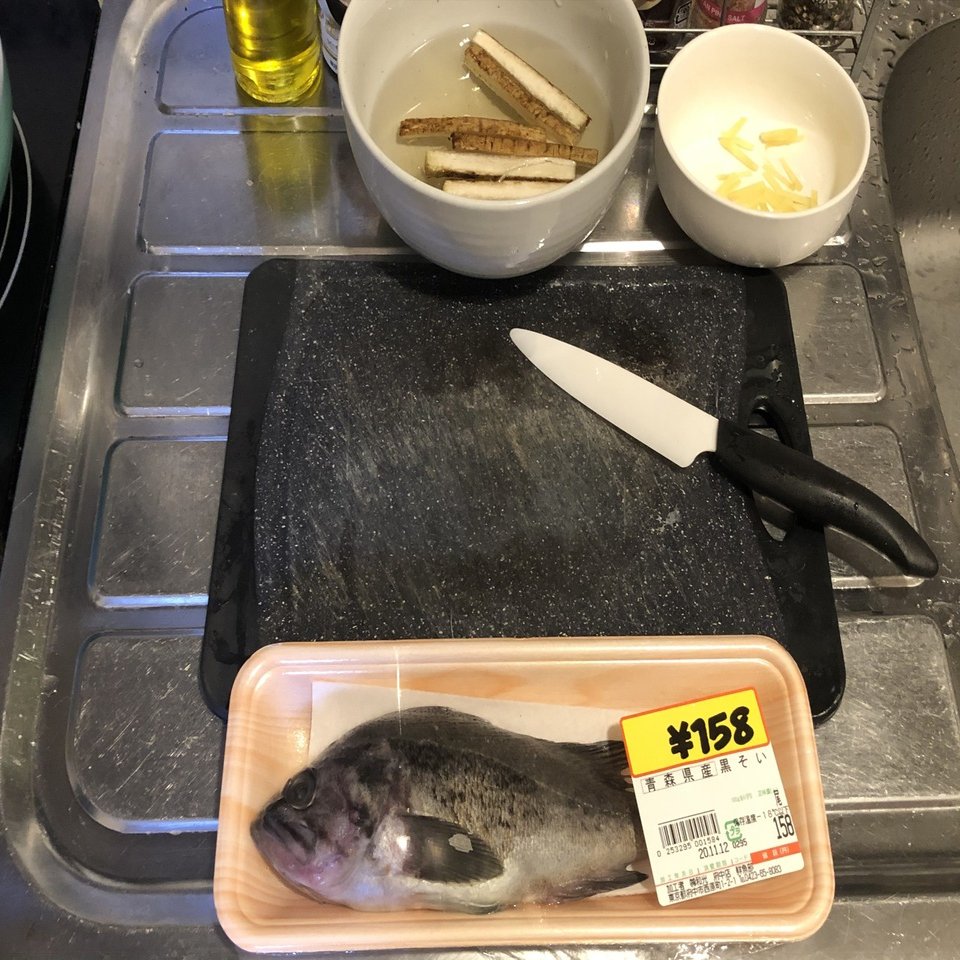 北の鯛 黒ソイの煮付け ケイチェルおじ Note