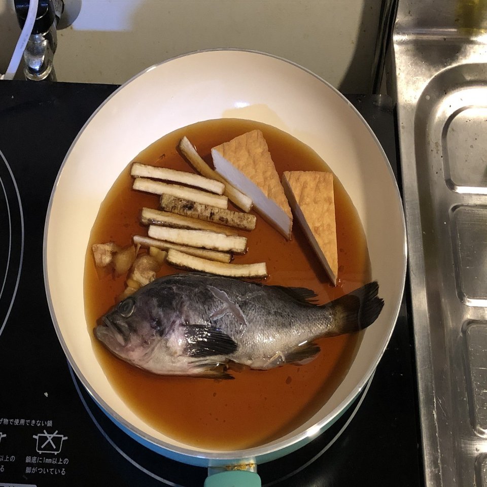 北の鯛 黒ソイの煮付け ケイチェルおじ Note