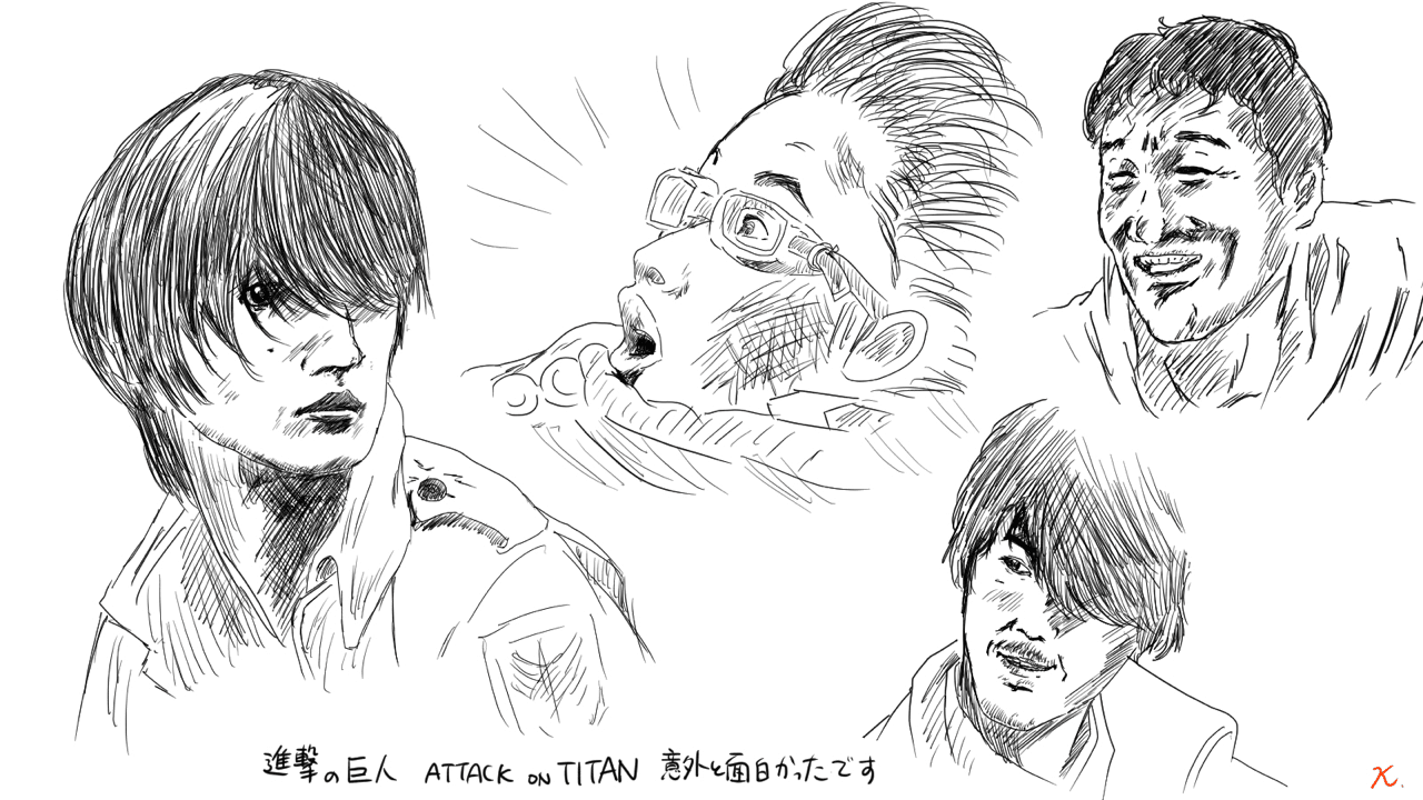 進撃の巨人 Attack On Titan イラスト くわっち Note