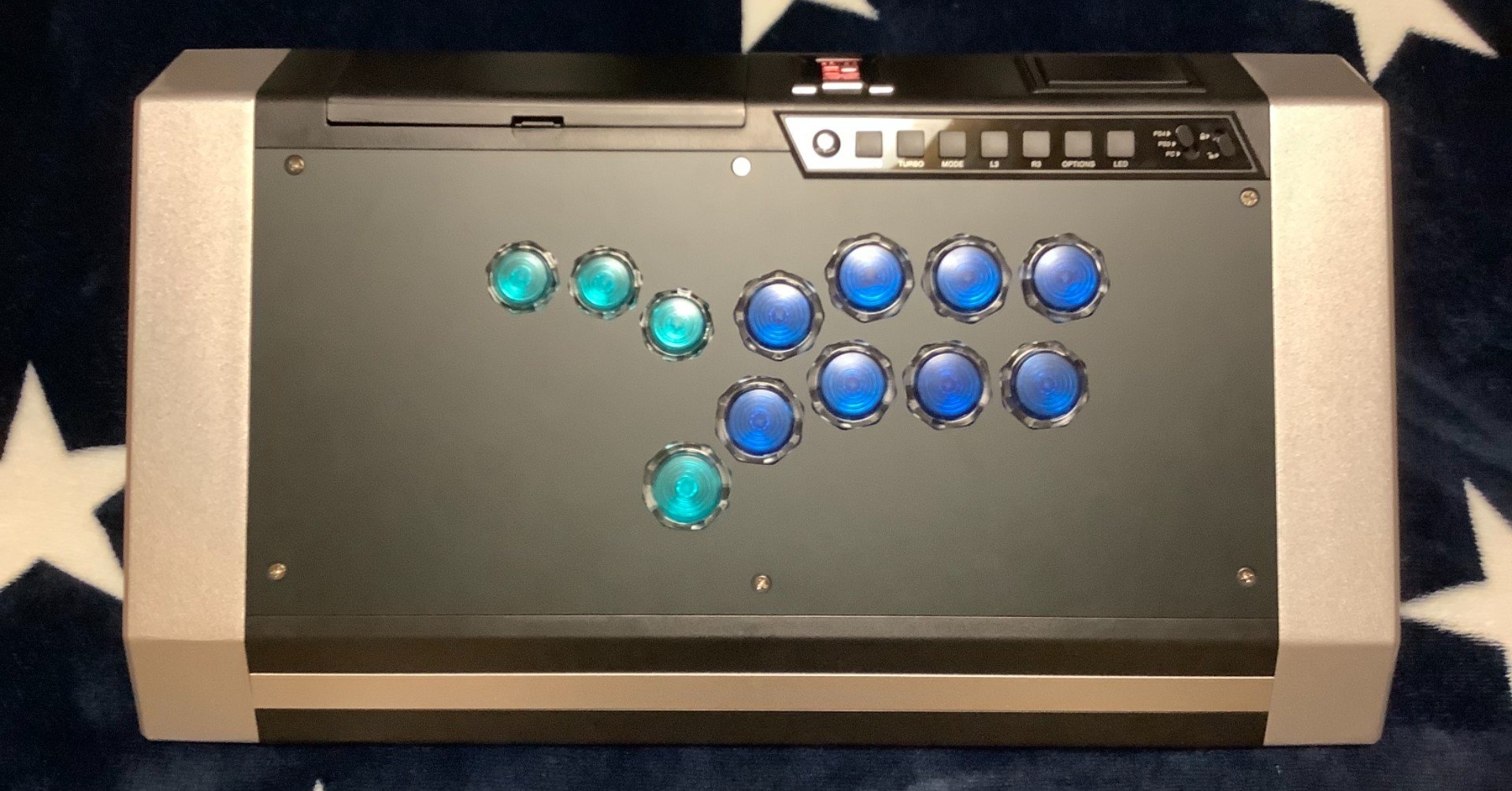 Qanba obsidian レバーレス ゲーマーフィンガー　ヒットボックス