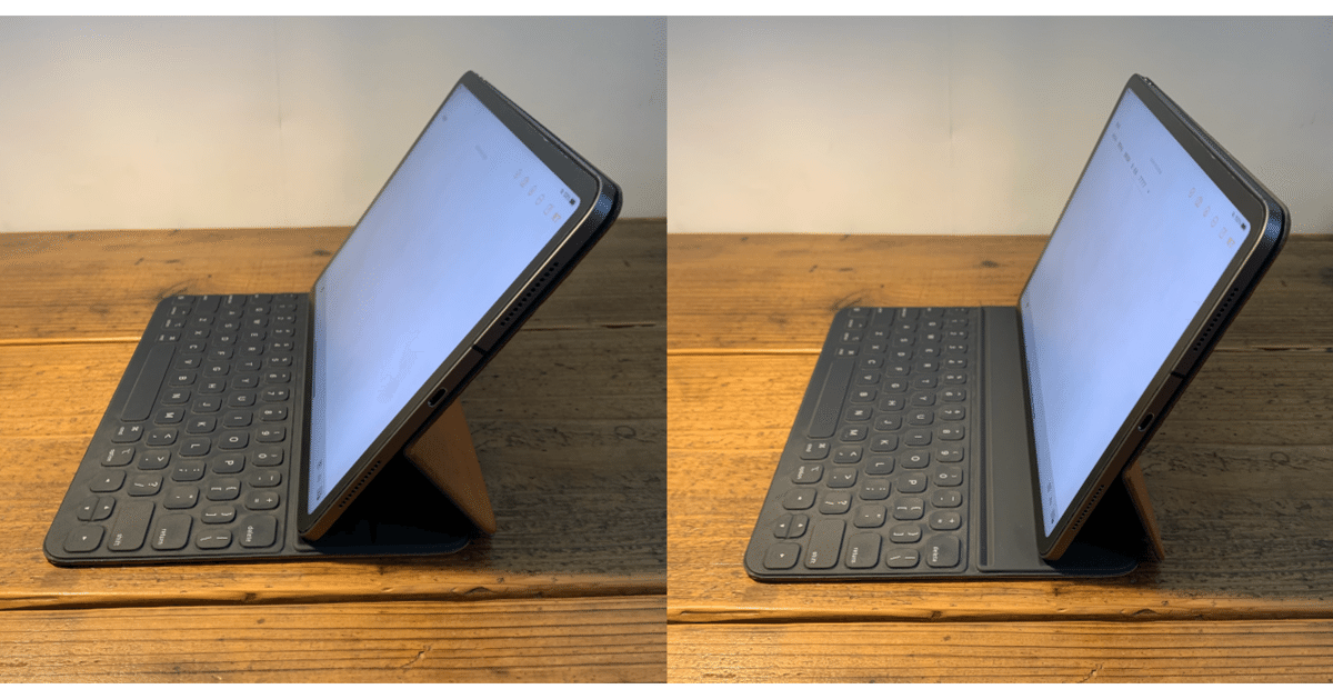Smart Keyboard Folioの角度調整｜permanent store / permanent lab