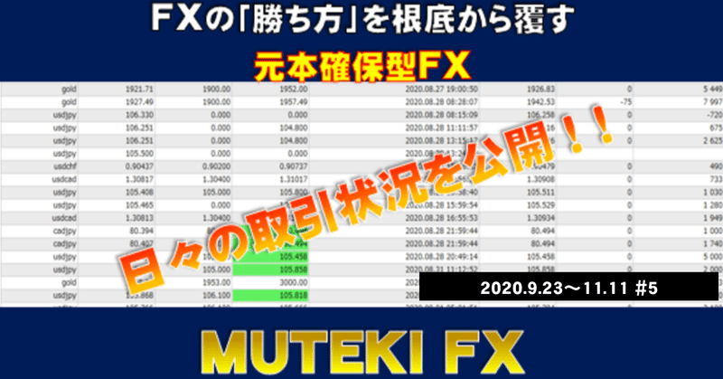 【検証】利回り３０％達成！｜元本確保型FX｜MUTEKI#5