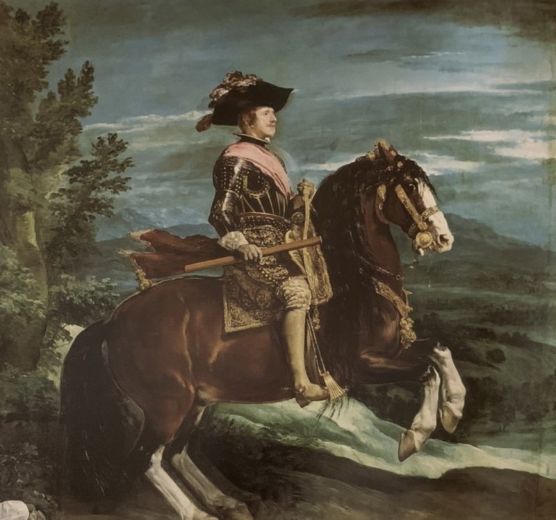 令和2年11月8日幅908フェリペ4世騎馬像ベラスケス