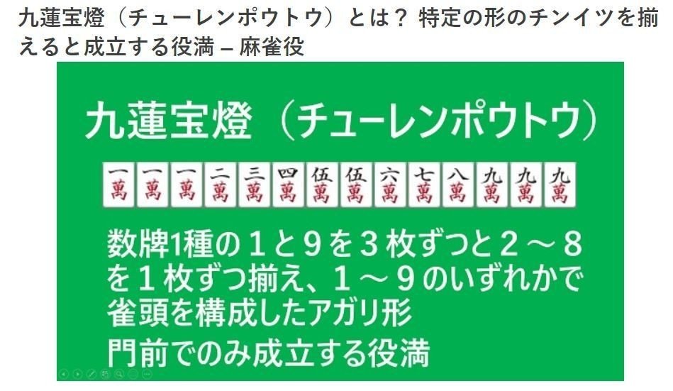 🀄 3麻九蓮宝燈テンパイまでの話｜🐥ニョッキs note📒