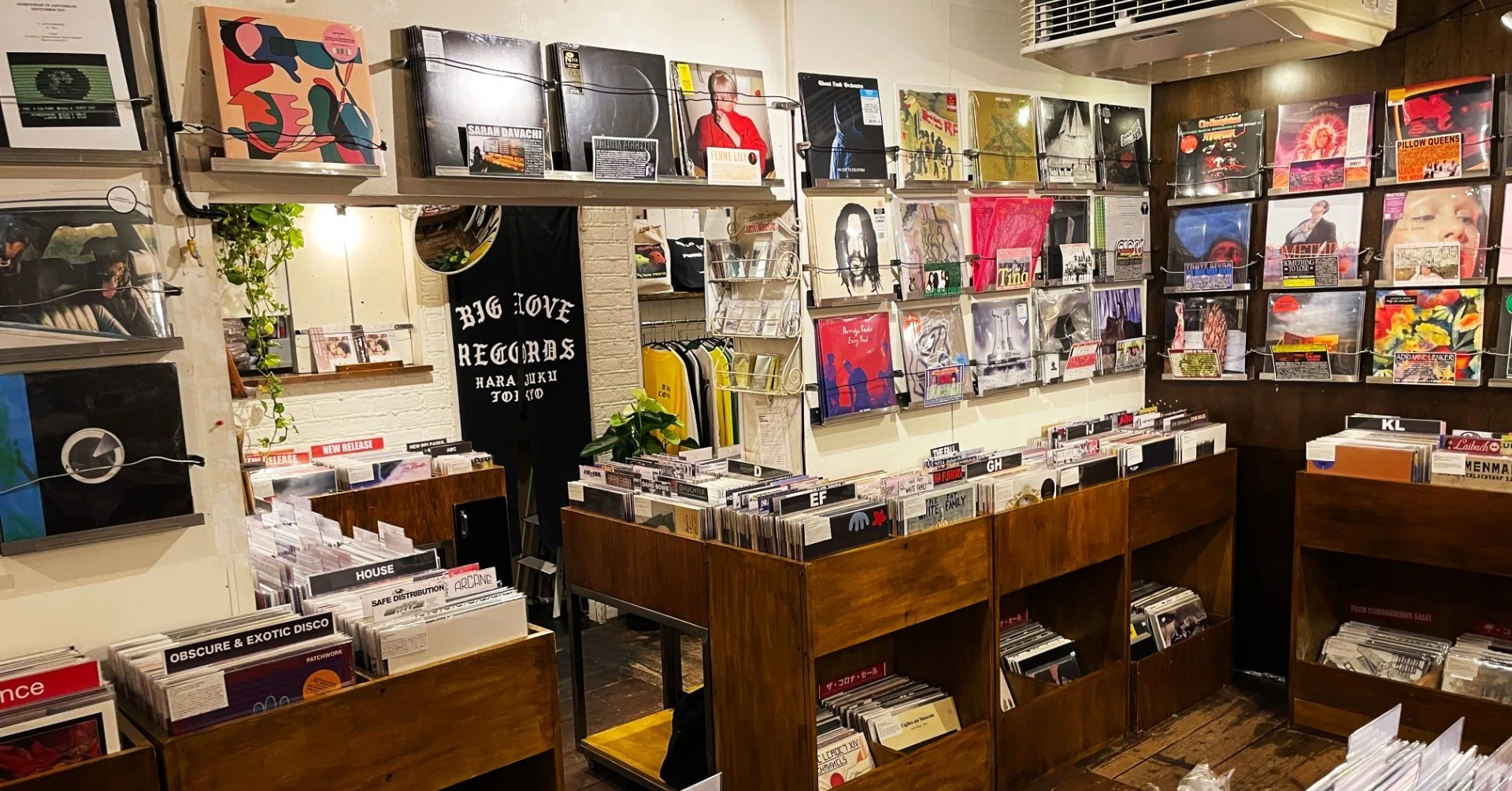 東京原宿BIG LOVE RECORDSから2020年11月2週目にしたことの報告です