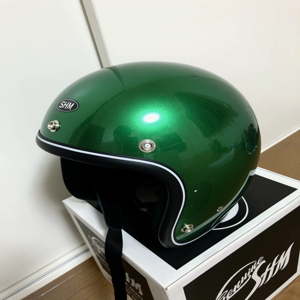 パーツレビュー】SMH Lot-501 ジェットヘルメット｜SHEIN