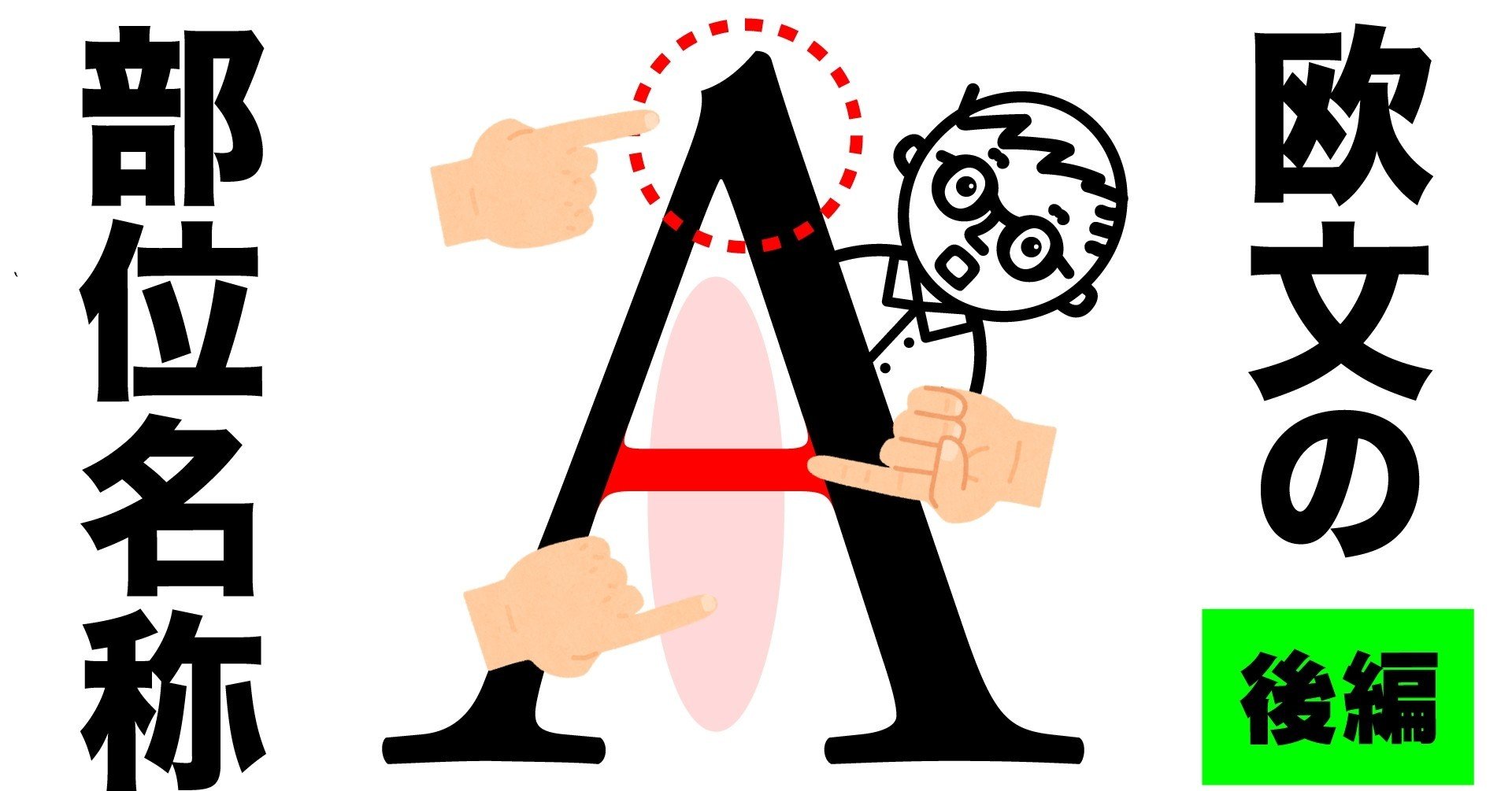 後編 大事な欧文の部位名称を覚えよう デザインch おはよう Note