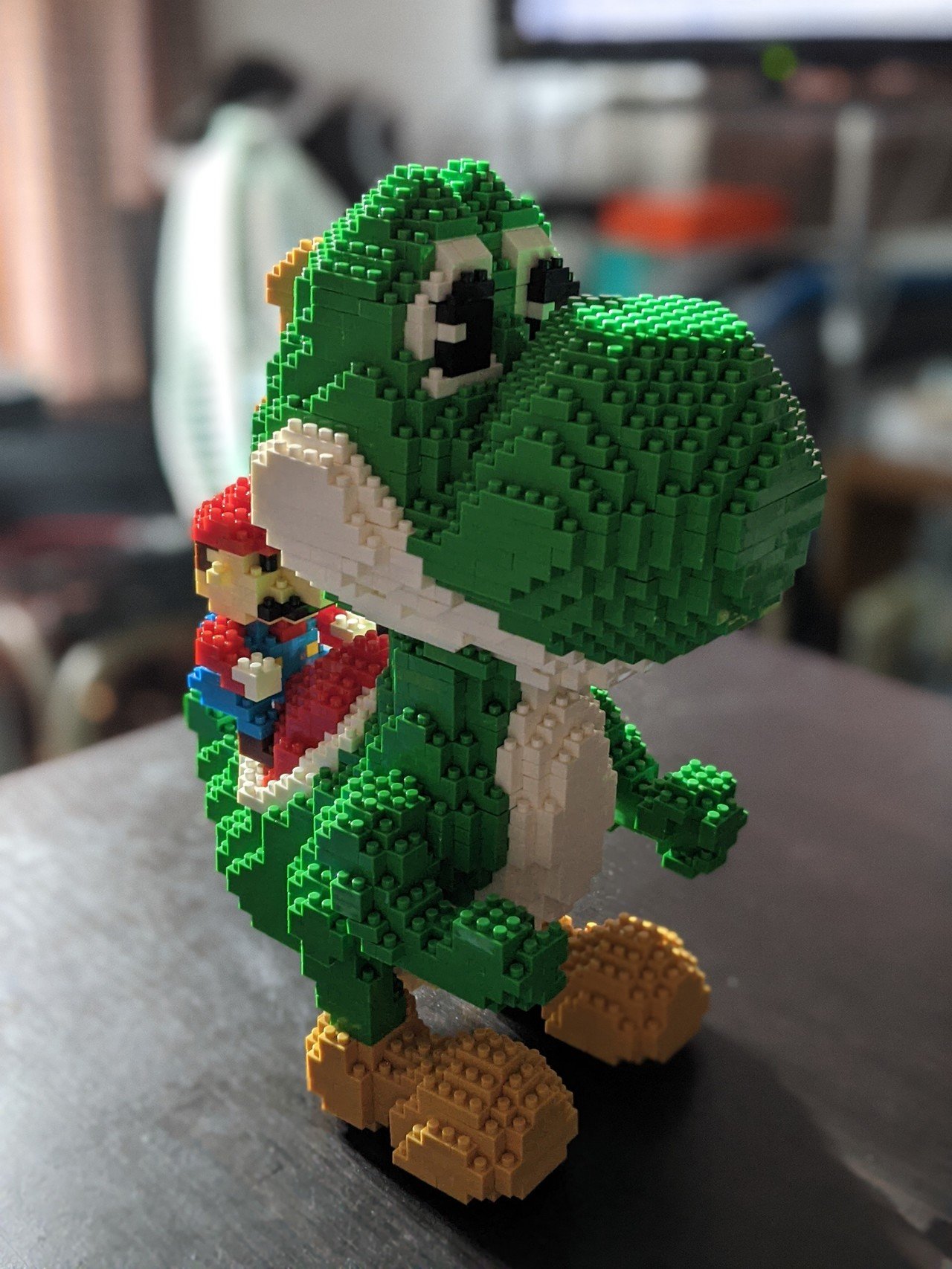 ナノブロック）ヨッシーアンドマリオ 2000p｜tanukinabe