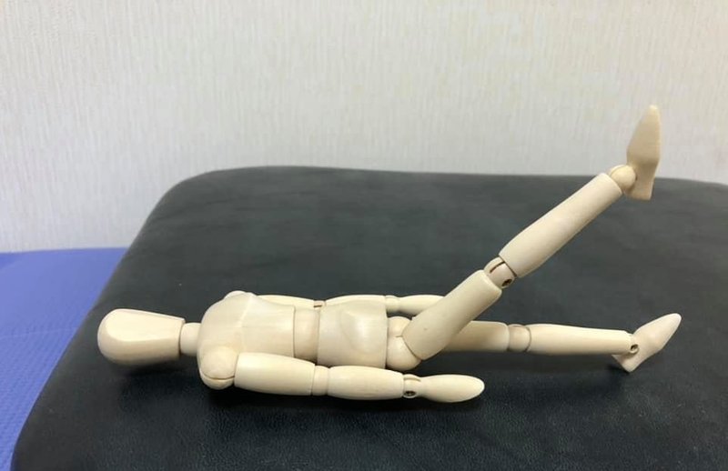 模型 ラセグーテスト 右足