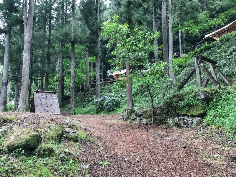 小川が流れる静かな山 ビッグホーンオートキャンプ場 山梨県 Papa Youkey Note
