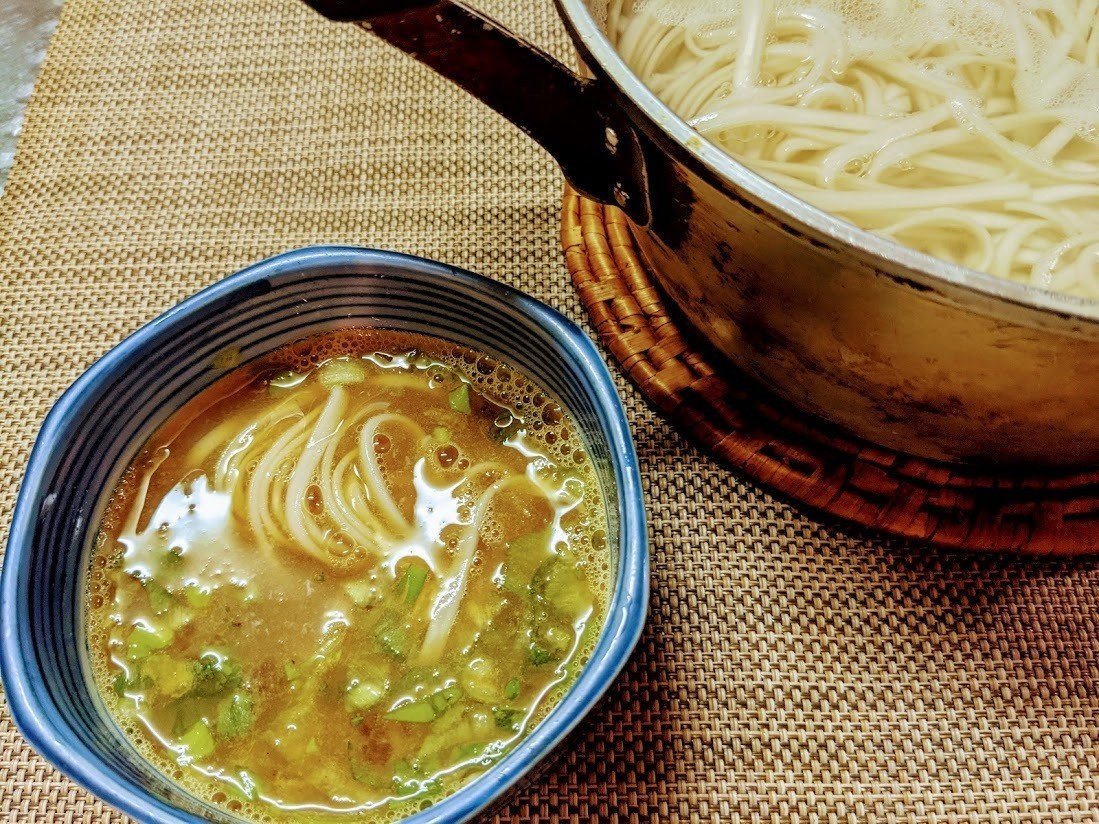 長崎あご出汁うどん地獄炊き風