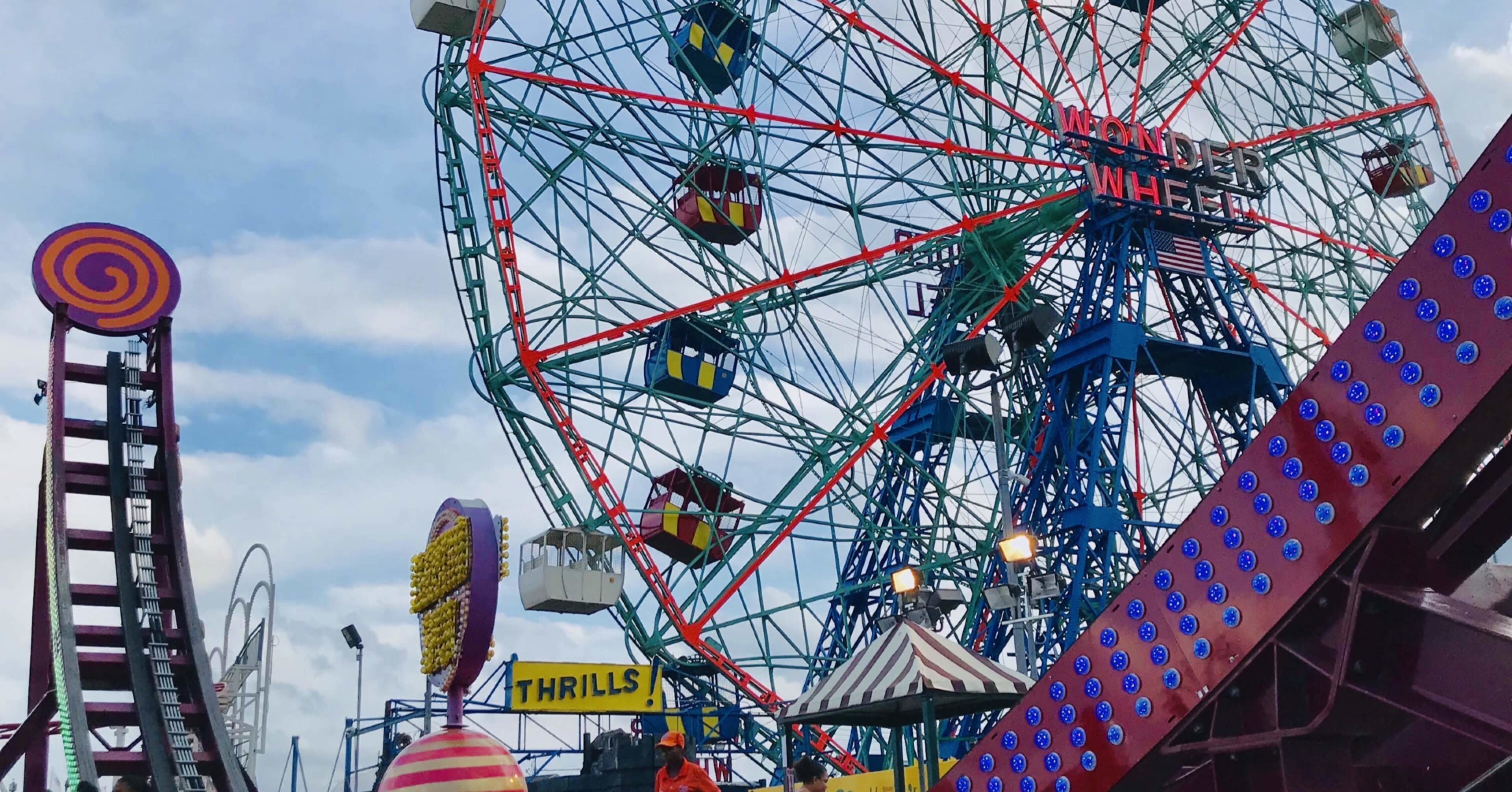 NYの遊園地〜ルナパーク〜｜毛糸