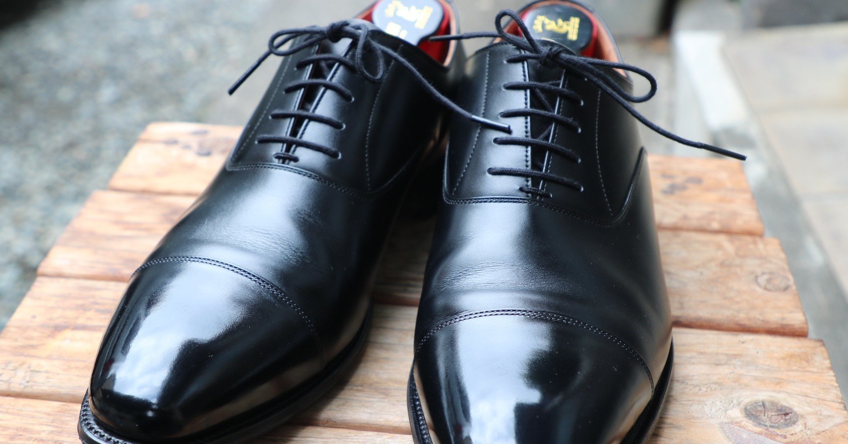 美品】スコッチグレイン オデッサ 25.5 ブラック 革靴 ビジネス 紳士靴
