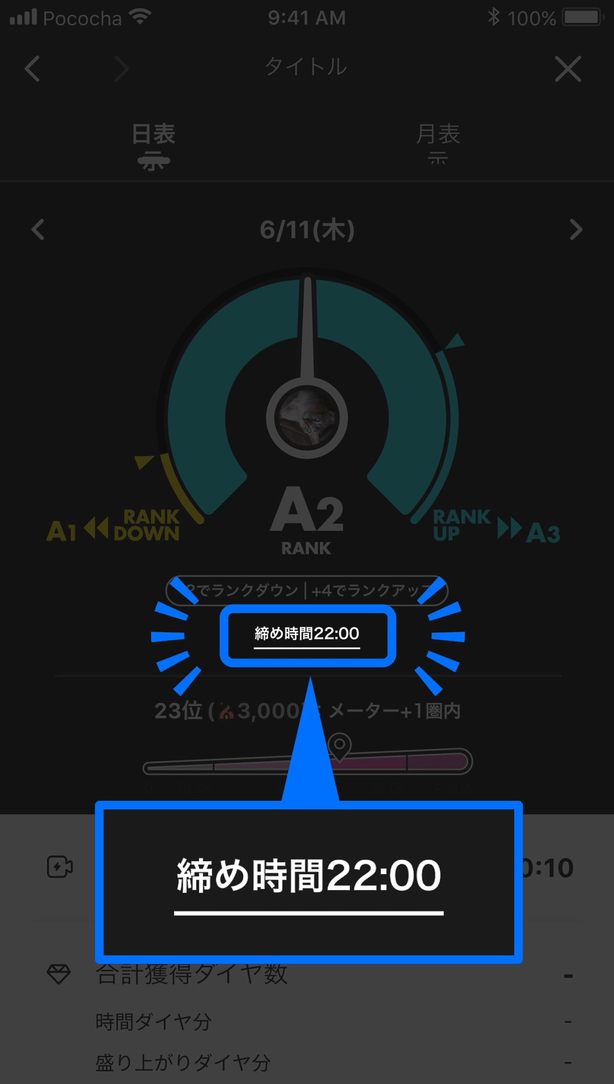 poco様確認用 11月下旬よりテスト導入！翌月のランク締め時間が22時・24時から選択