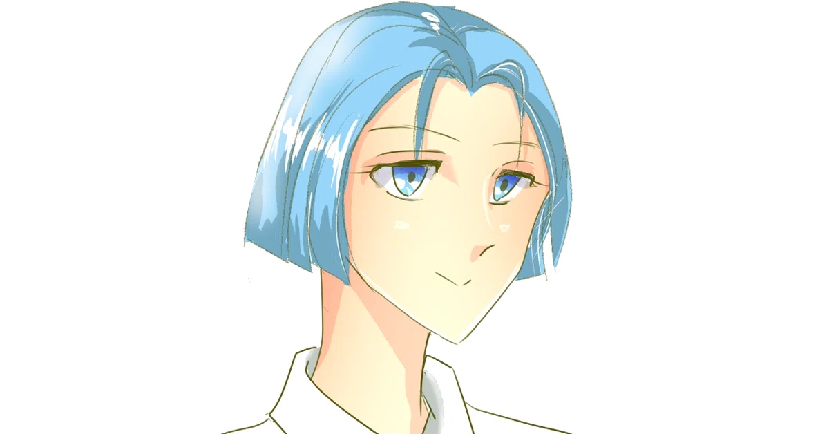 リウミン白 前目微笑み逆