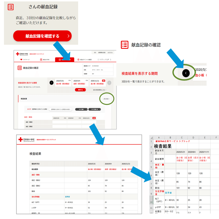 Excel のpower Query エディタを使って 献血した時の血液検査結果を表にしてみた オクターブ ラボ Note