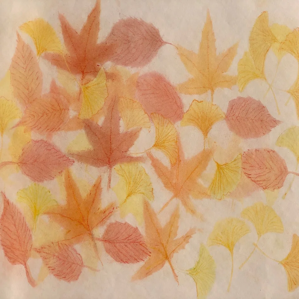 小春日和のふんわり紅葉を描いてみよう！パステル画の巻｜itotoki