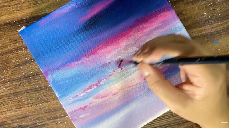 アクリル絵の具で 綺麗な夕焼け を描く方法 初心者が簡単に絵を描く方法 Junya Art Note アクリル絵の具で 綺麗な夕焼け を描く方法 初心者が簡単に絵を描く方法 Junya Art Note