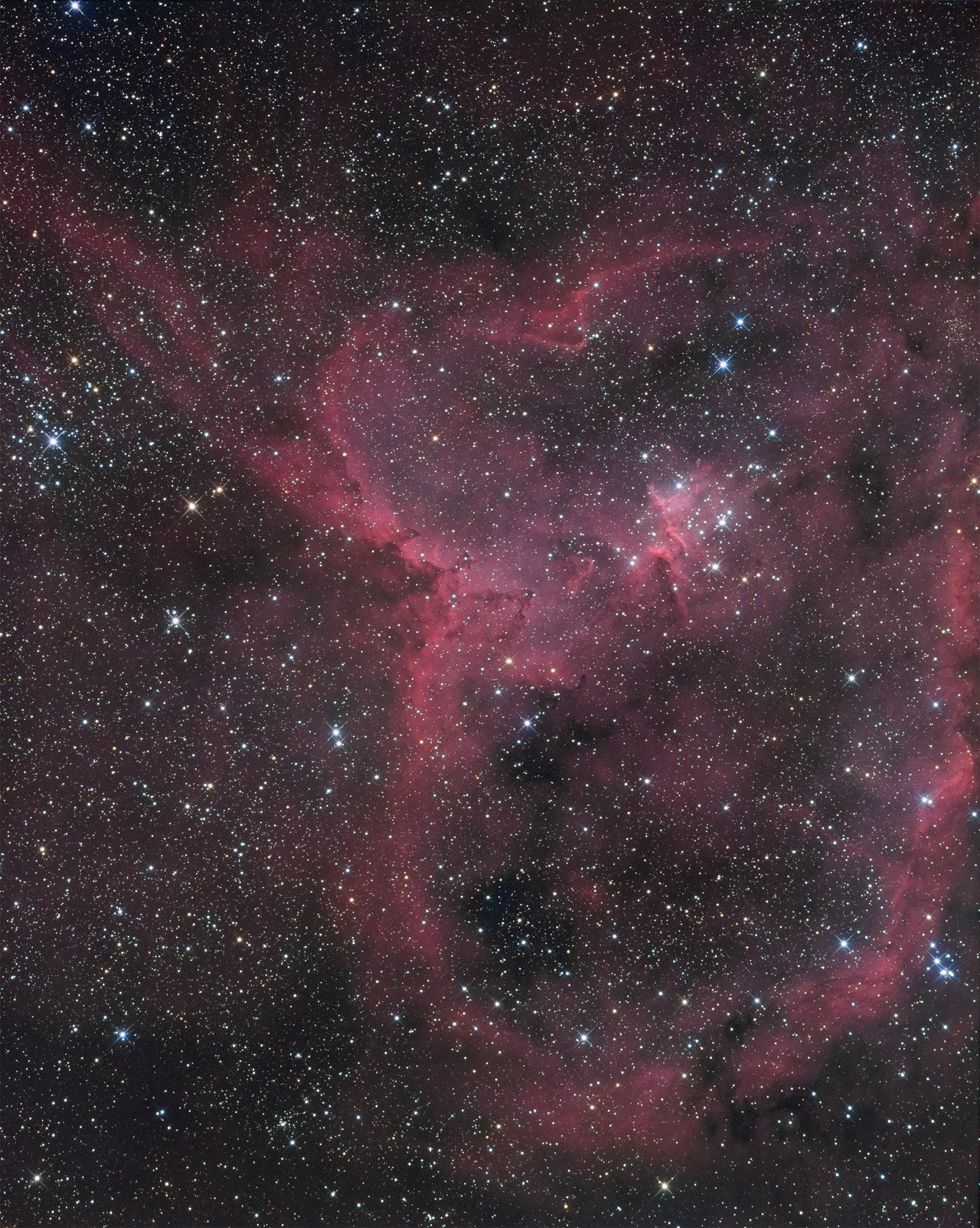 ハートの雲 天体写真にハマるとツルツルのウネウネが大好きになります