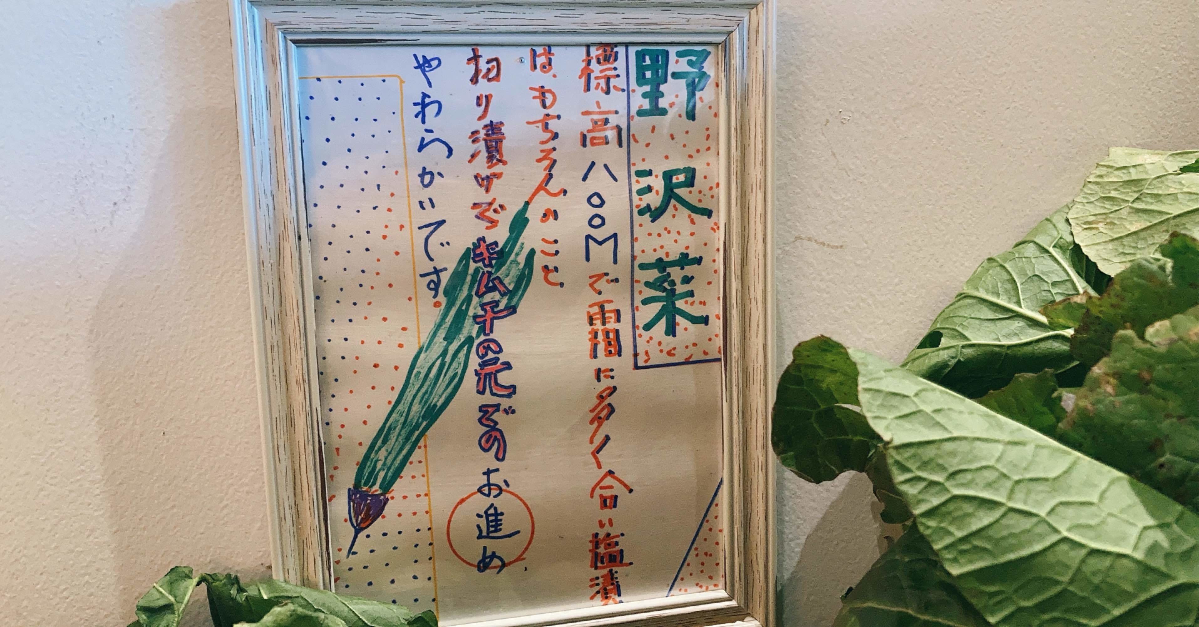 野沢菜』ってこんな大きいの？こんなに商品数あるの？｜田口彩人｜長野